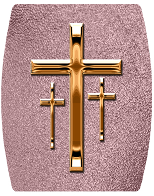 DNSHEND 517 CP SH OR Copper 3 Crosses Shimmer Orchid